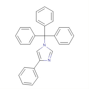 4-苯基-1-(三苯基甲基)-1H-咪唑结构式_115916-75-1结构式
