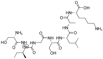 L-seryl-l-isoleucylglycyl-l-seryl-l-leucyl-l-alanyl-l-lysine Structure,115918-58-6Structure