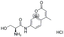 7-酰胺-4-甲基香豆素-L-丝氨酸盐酸盐结构式_115918-60-0结构式