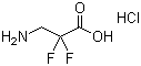3-氨基-2,2-二氟丙酸盐酸盐结构式_1159825-06-5结构式