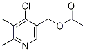5-乙酰氧基甲基-2,3-二甲基-4-氯吡啶结构式_1159976-97-2结构式