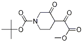 Tert-butyl 4-(2-methoxy-2-oxoacetyl)-3-oxopiperidine-1-carboxylate Structure,1159983-63-7Structure