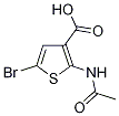 2-(乙酰基氨基)-5-溴-3-噻吩羧酸结构式_1160474-66-7结构式