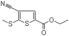 Ethyl 3-cyano-2-(methylsulfanyl)thiophene-5-carboxylate Structure,116170-84-4Structure
