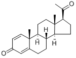 1,4-孕甾二烯-3,20-二酮结构式_1162-54-5结构式