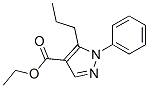 1-苯基-5-丙基-1H-吡唑-4-羧酸乙酯结构式_116344-12-8结构式