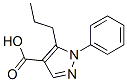 1-苯基-5-丙基-1H-吡唑-4-羧酸结构式_116344-17-3结构式