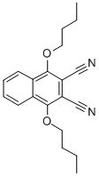 1,4-二丁氧基-2,3-萘二甲腈结构式_116453-89-5结构式