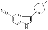 3-(1-Methyl-1,2,3,6-tetrahydropyridin-4-yl)-1h-indole-5-carbonitrile Structure,116480-60-5Structure
