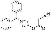 2-氰基-1-二苯基甲基-3-氮杂啶乙酸酯结构式_116574-14-2结构式