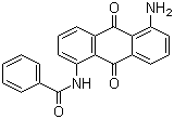 1-氨基-5-苯甲酰基氨基蒽醌结构式_117-06-6结构式