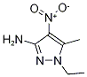 1-乙基-5-甲基-4-硝基-1H-吡唑-3-胺结构式_1170024-12-0结构式