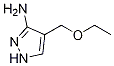 4-(乙氧基甲基)-1H-吡唑-3-胺结构式_1170043-91-0结构式