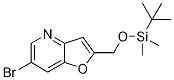 6-Bromo-2-((tert-butyldimethylsilyloxy)methyl)-furo[3,2-b]pyridine Structure,1171920-23-2Structure
