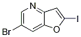 6-Bromo-2-iodofuro[3,2-b]pyridine Structure,1171920-55-0Structure