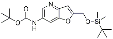 Tert-butyl 2-((tert-butyldimethylsilyloxy)methyl)-furo[3,2-b]pyridin-6-ylcarbamate Structure,1171920-60-7Structure