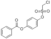 4-(Benzoyloxy)phenyl chloromethanesulfonate Structure,117224-39-2Structure