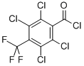 2,3,5,6-Tetrachloro-4-(trifluoromethyl)benzoyl chloride Structure,117338-22-4Structure
