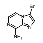 8-氨基-3-溴咪唑并[1,2-a]吡嗪结构式_117718-92-0结构式