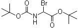 α-溴-N-BOC-甘氨酸叔丁酯结构式_117833-60-0结构式