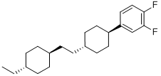 Benzene, 4-[trans-4-[2-(trans-4-ethylcyclohexyl)ethyl]cyclohexyl]-1,2-difluoro- Structure,117923-19-0Structure