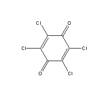 四氯苯醌结构式_118-75-2结构式