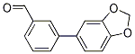 3-(Benzo[d][1,3]dioxol-5-yl)benzaldehyde Structure,1181320-63-7Structure