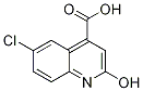 6-Chloro-2-hydroxy-quinoline-4-carboxylic acid Structure,118292-35-6Structure
