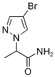 2-(4-溴-1H-吡唑-1-基)丙酰胺结构式_1183357-58-5结构式