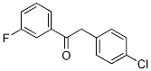 2-(4-Chlorophenyl)-1-(3-fluorophenyl)ethanone Structure,1183554-70-2Structure