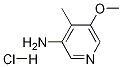 5-Methoxy-4-methylpyridin-3-amine hydrochloride Structure,1185094-00-1Structure