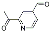 2-乙酰基-4-吡啶羧醛结构式_1185152-57-1结构式