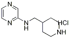 哌啶-4-甲基-吡嗪-2-基-胺盐酸盐结构式_1185309-33-4结构式