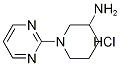 1-(2-嘧啶)-3-哌啶胺盐酸盐结构式_1185309-66-3结构式