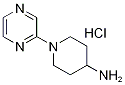 1-吡嗪-2-基-哌啶-4-胺盐酸盐结构式_1185309-71-0结构式