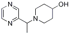 1-(1-吡嗪-2-基-乙基)-哌啶-4-醇结构式_1185310-52-4结构式
