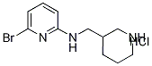 (6-溴-吡啶-2-基)-哌啶-3-甲基-胺盐酸盐结构式_1185310-62-6结构式