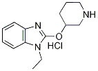 1-Ethyl-2-(piperidin-3-yloxy)-1h-benzoimidazole hydrochloride Structure,1185310-89-7Structure