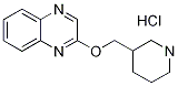 2-(哌啶-3-基甲氧基)喹噁啉e盐酸盐结构式_1185313-33-0结构式