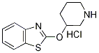 2-(哌啶-3-基氧基)-苯并噻唑盐酸盐结构式_1185314-80-0结构式