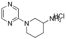 1-吡嗪-2-基-哌啶-3-胺盐酸盐结构式_1185319-30-5结构式