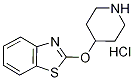 2-(哌啶-4-基氧基)-苯并噻唑盐酸盐结构式_1185319-37-2结构式