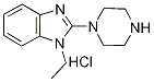 1-Ethyl-2-piperazin-1-yl-1h-benzoimidazole hydrochloride Structure,1185319-81-6Structure
