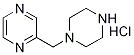 2-(哌嗪-1-甲基)吡嗪盐酸盐结构式_1185320-09-5结构式
