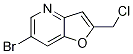 6-Bromo-2-(chloromethyl)furo[3,2-b]pyridine Structure,1186310-94-0Structure