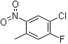 Benzene, 1-chloro-2-fluoro-4-methyl-5-nitro- Structure,118664-99-6Structure