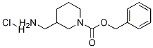 3-(氨基甲基)-1-哌啶羧酸苯基甲酯盐酸盐结构式_1186663-23-9结构式