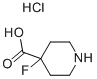 4-氟-4-哌啶羧酸盐酸盐结构式_1186663-32-0结构式