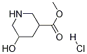5-羟基-3-哌啶羧酸甲酯盐酸盐结构式_1186663-43-3结构式