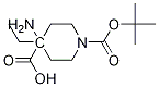4-氨基-1-boc-4-哌啶二羧酸叔丁酯结构式_1187321-32-9结构式